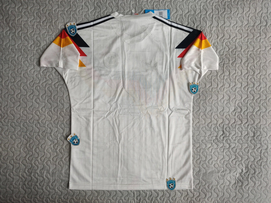 Adidas Germany Retro 1990 World Cup Home Jersey - Authentic Tribute to Championship Glory