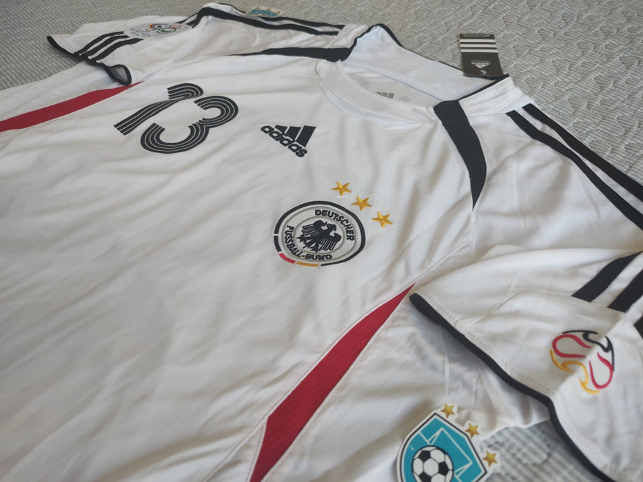 Adidas Germany Retro 2006 Ballack 13 Home Jersey - Authentic Vintage Soccer Shirt