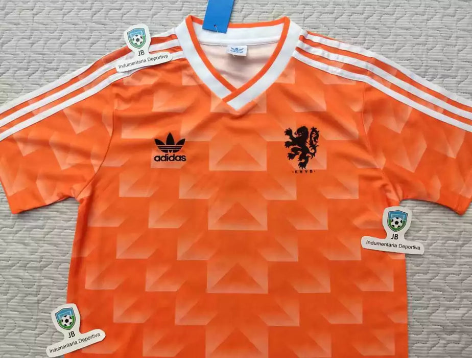 Adidas Holland Retro '88 Eurocup Home Jersey - Classic Nostalgia for True Fans