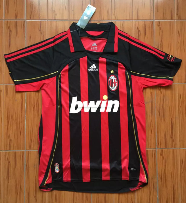 Adidas Milan Retro 2006/07 Home Jersey - Authentic Tribute to Glory Days