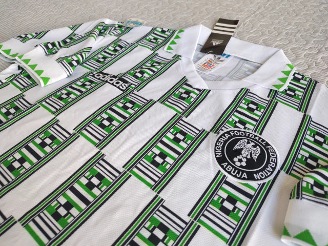 Adidas Nigeria Retro 1994 World Cup Home Jersey - Authentic Vintage Football Fan Apparel