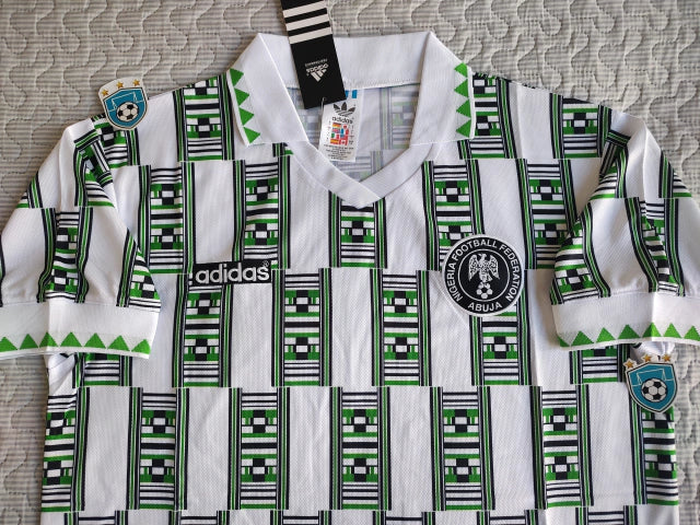 Adidas Nigeria Retro 1994 World Cup Home Jersey - Authentic Vintage Football Fan Apparel