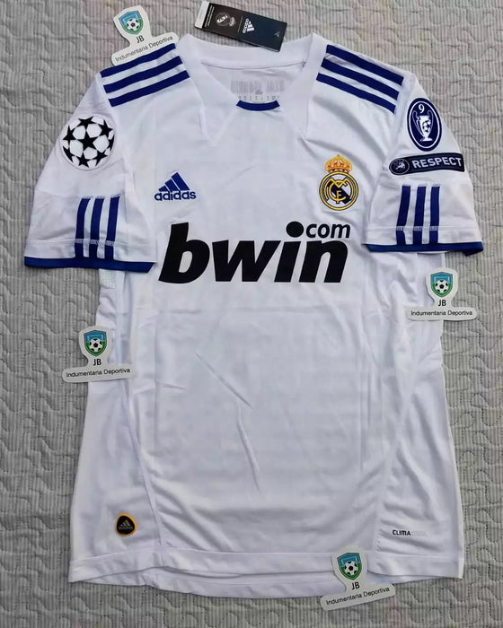 Adidas Real Madrid Retro 2010/11 Ronaldo 7 UCL Home Jersey - Champions League Commemorative Edition