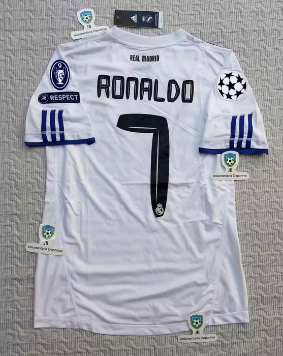 Adidas Real Madrid Retro 2010/11 Ronaldo 7 UCL Home Jersey - Champions League Commemorative Edition