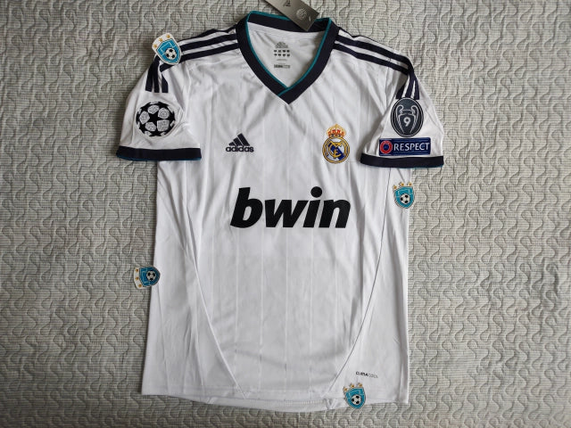 Adidas Real Madrid Retro 2012-13 Home Jersey with Di María 22 UCL - Authentic Vintage Style