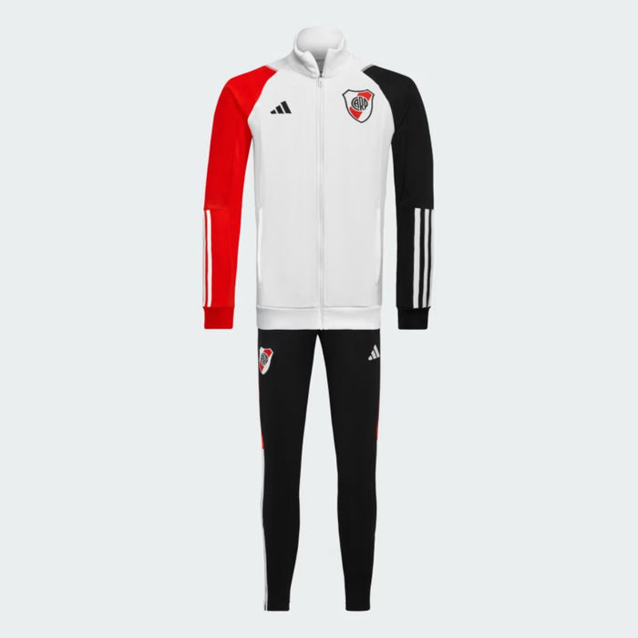 Adidas River Plate Athletic Set - Express Your Passion for the Club in Style with Recycled Materials - Conjunto Deportivo River Plate