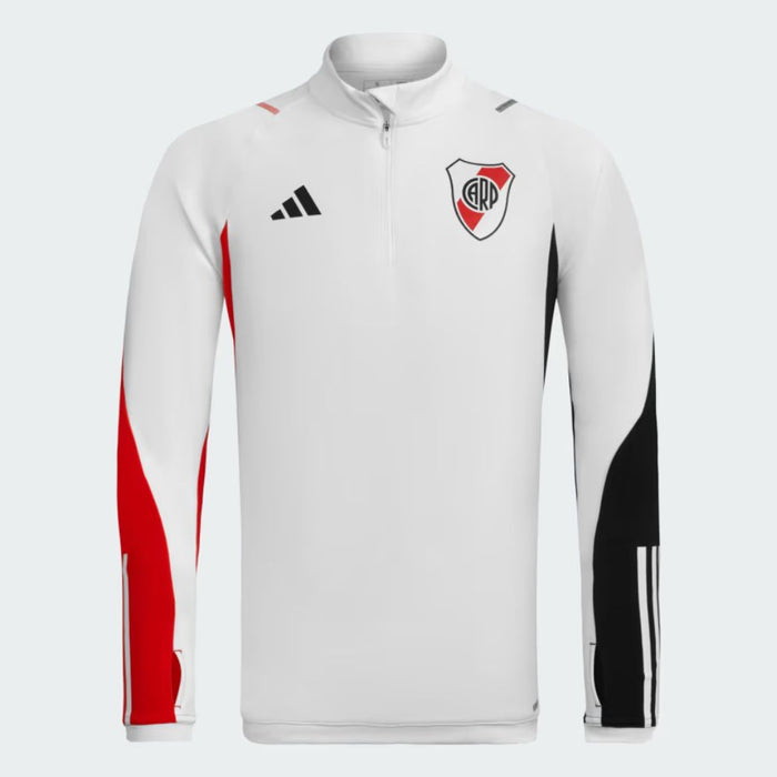 Adidas River Plate Lightweight Training Sweatshirt - Eco-Friendly Soccer Fan Gear - Buzo Ligero de Entrenamiento River Plate