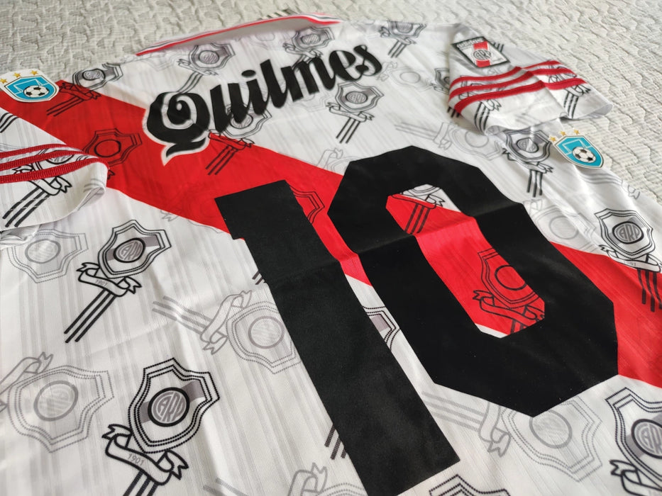 Adidas River Retro 1996 Home Jersey - Authentic Tribute with Gallardo's Iconic Number 10