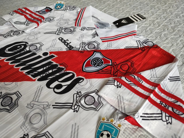 Adidas River Retro 1996 Home Jersey - Authentic Vintage Football Shirt for True Fans