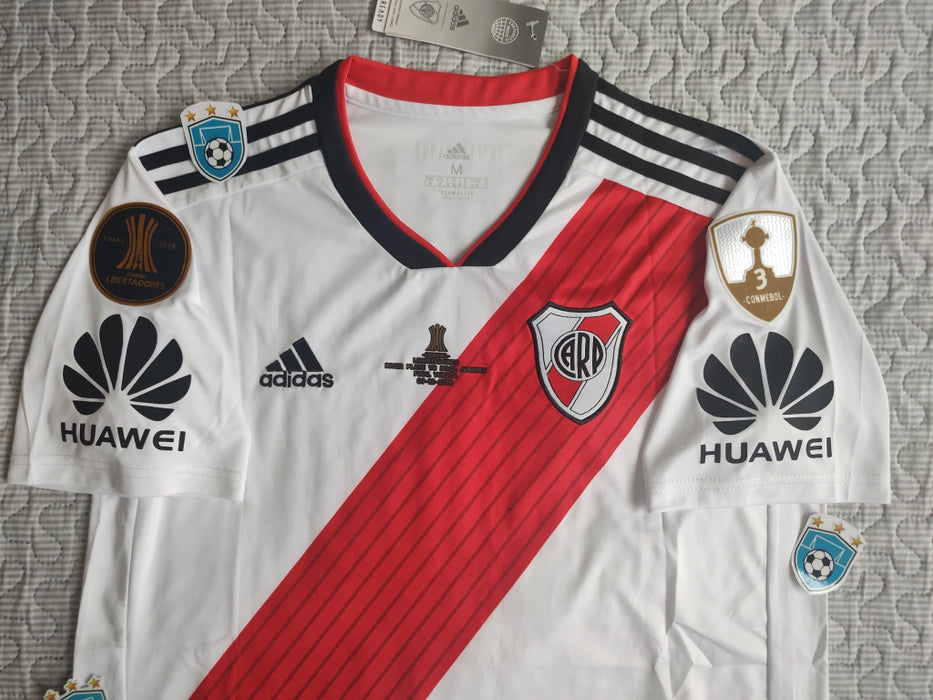 Adidas River Retro 2018 Final Libertadores Martinez Tee - Limited Edition Soccer Jersey
