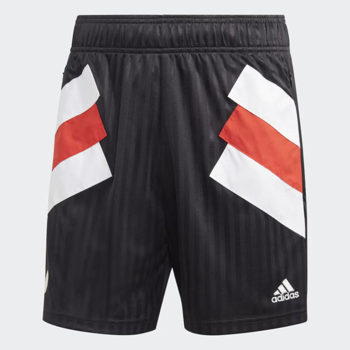 Adidas Shorts Icom River Plate Men - Iconic 90s Design, Recycled Materials, Official Club Gear