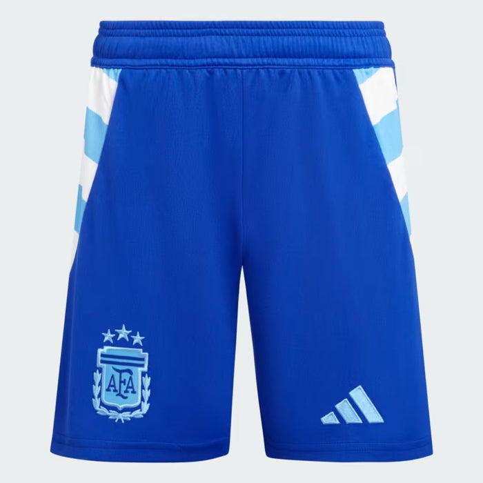 Adidas Youth Argentina 24 Alternate Uniform Shorts - Blue - Size 3 Stars Shorts de Entrenamiento Argentina Afa 3 Estrellas