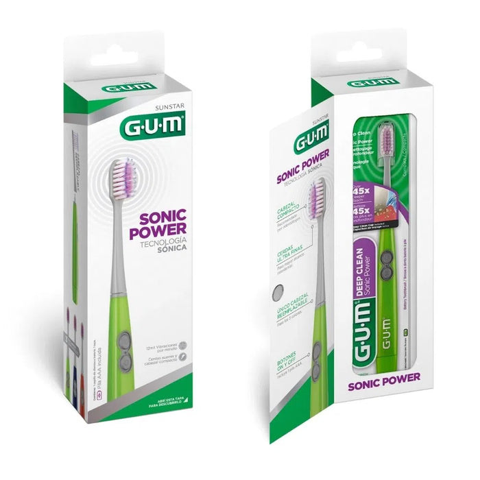 Advanced Gum Electric Toothbrush with Interchangeable Heads - Complete Cleaning Power