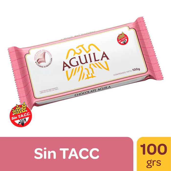 Águila Dark Chocolate Bar Cooking Hot Milk Submarino/Remo, 100 g / 3.5 oz bar - (pack of 3)
