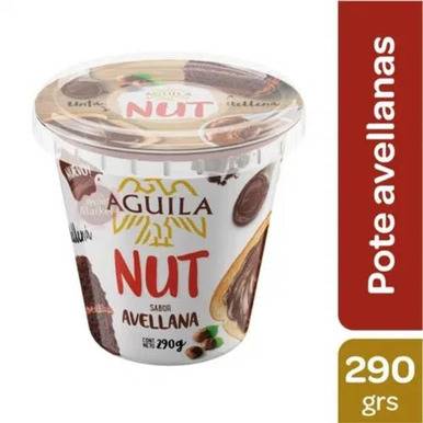 Águila Nut Untable Spreadable Hazelnut Flavor Ideal for Toasts, Cakes or Cubanitos - Gluten Free, 290 g / 10.22 oz