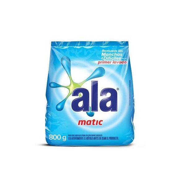 Ala Jabón En Polvo Matic Soap Laundry Powder for Automatic Washing Machine, 800 g / 28.2 oz