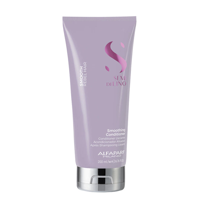 Alfaparf Semi di Lino Smoothing Conditioner - Unleash Smooth and Lightweight Hair, 200 ml / 6.76 oz