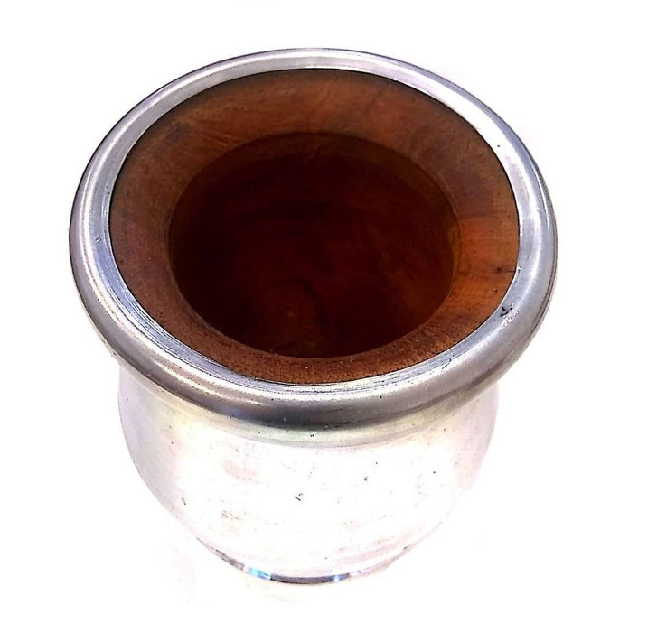 Algarrobo Alfarroba Mate Cabaça Madeira maciça Alumínio envolto com leve aroma doce 