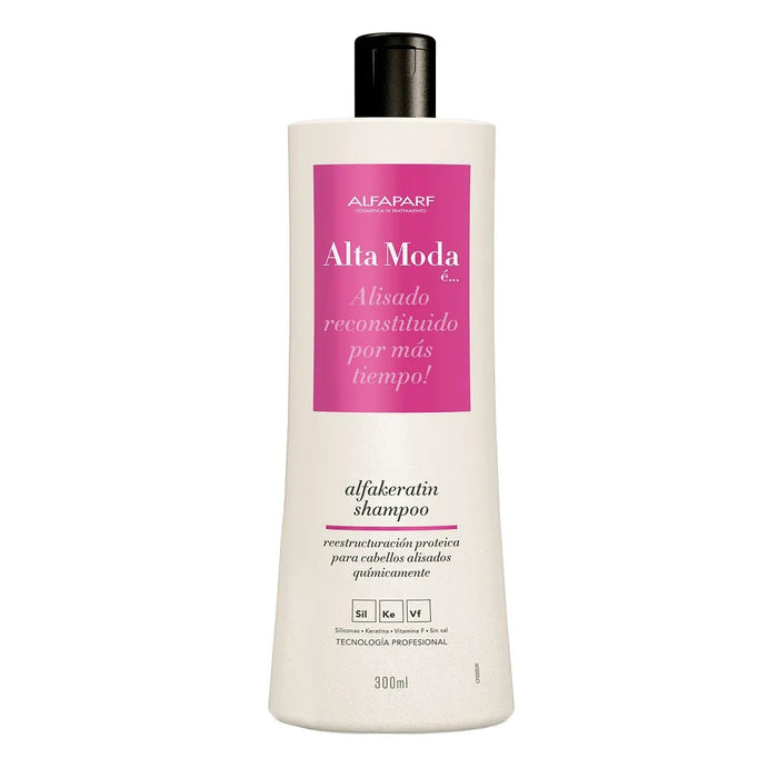 Alta Moda è Shampoo - Ultimate Hair Restructuring Elixir for Chemically Treated & Damaged Hair - Alfakeratin x 300 ml / 10.14 oz