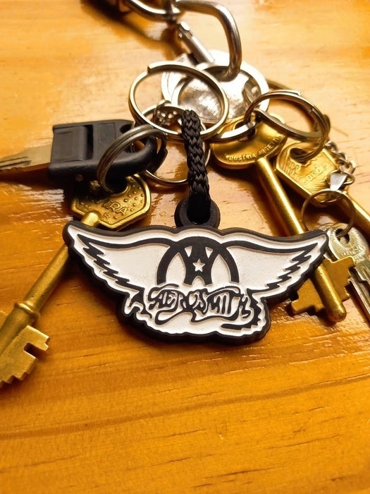 Ameba | Aerosmith Rock Band Keychain - Rock Music Essential