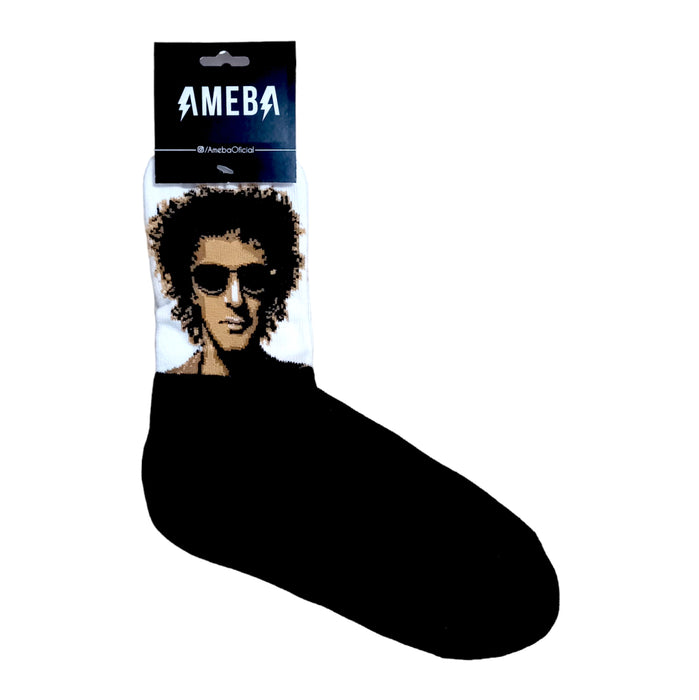 Ameba | Gustavo Cerati Iconic Argentinian Rock Socks | 35 cm x 10 cm