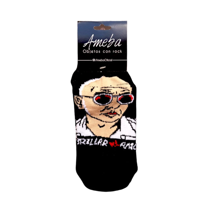 Ameba | Indio Solari Iconic Argentine Rock Socks - Stylish & Striking | 20 cm x 10 cm