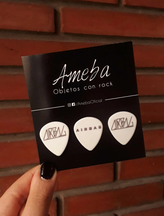 Ameba | Inspired by Airbag Pick Set - 3 Picks for Guitarists