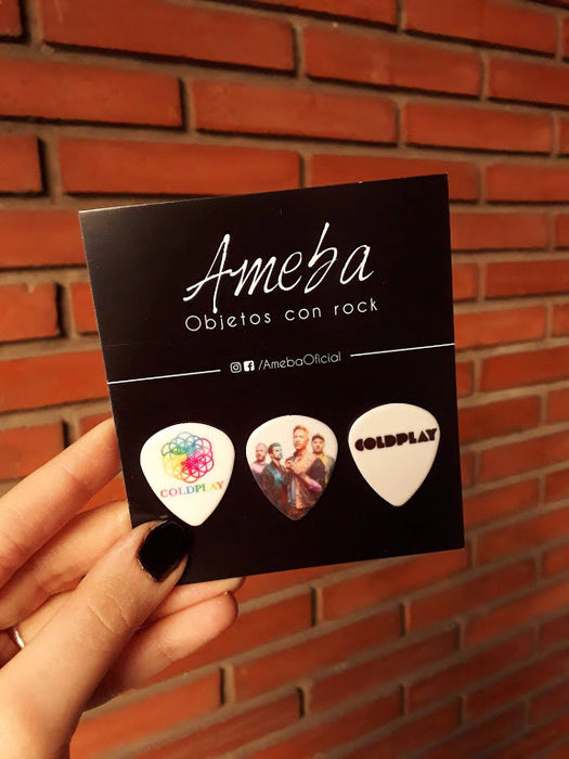 Ameba | Inspired by Coldplay Set - 3 Picks for Guitarists
