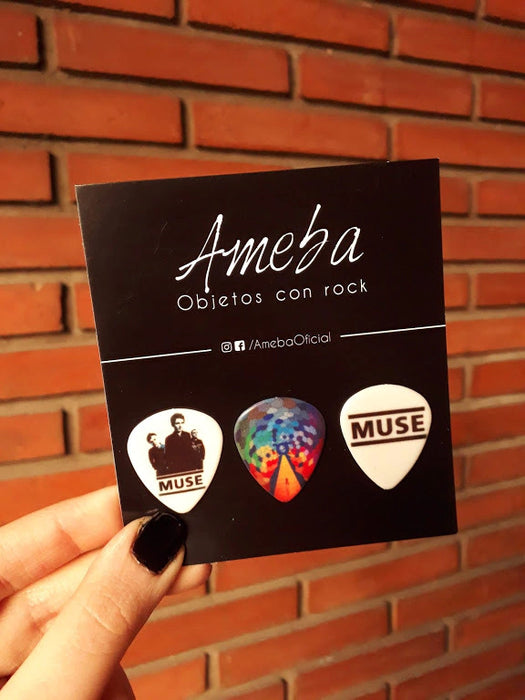 Ameba | Inspired by Muse Rock Set - 3 Picks for Guitarists