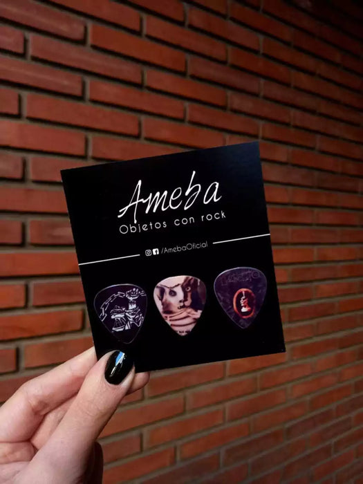 Ameba | Inspired by Patricio Rey y sus Redonditos de Ricota Set - 3 Picks for Guitarists