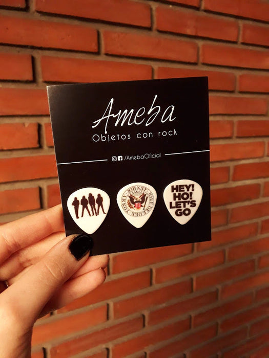 Ameba | Inspired by Ramones Set - 3 Picks for Guitarists