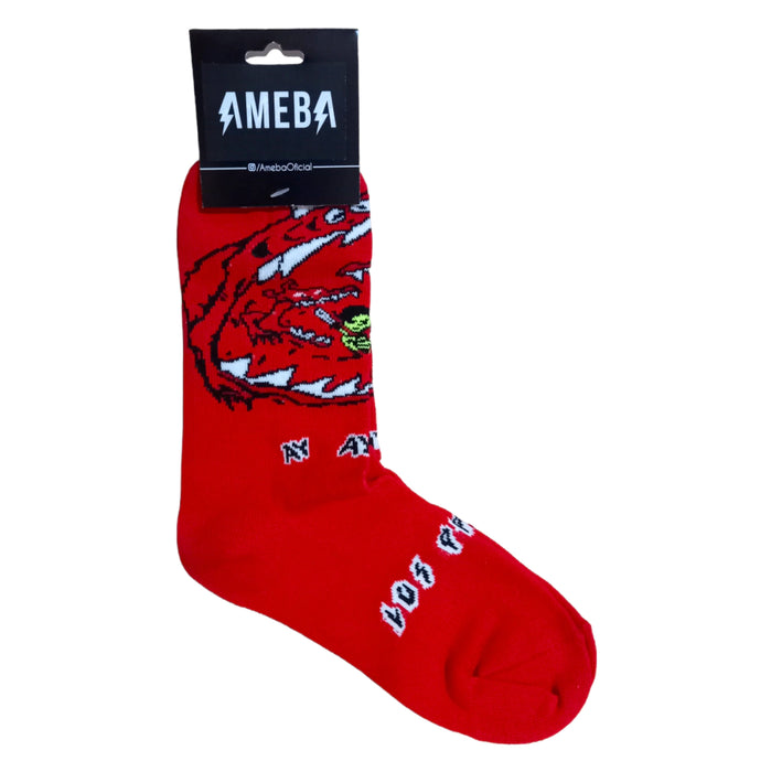 Ameba | Los Piojos Iconic Rock Argentine Band Socks - Stylish & Comfy | 35 cm x 10 cm