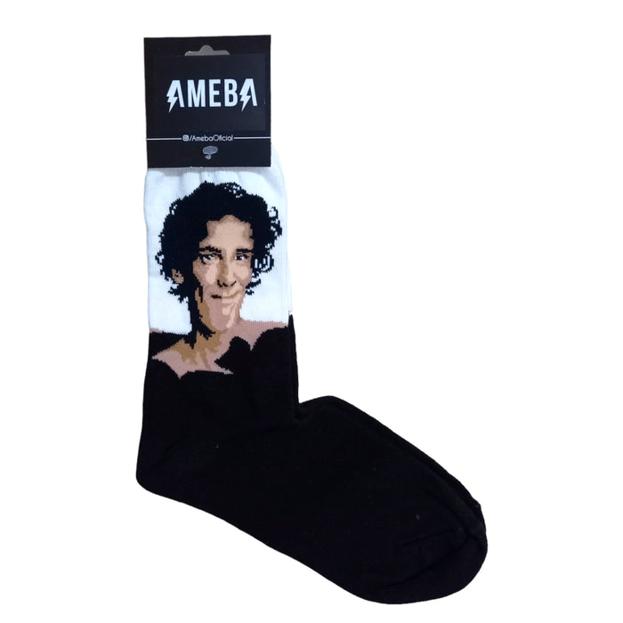 Ameba | Luis Alberto Spinetta Iconic Argentinian Rock Socks | 35 cm x 10 cm
