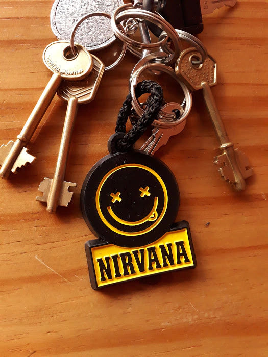 Ameba | Nirvana Grunge Band Keychain - Rocker's Essential