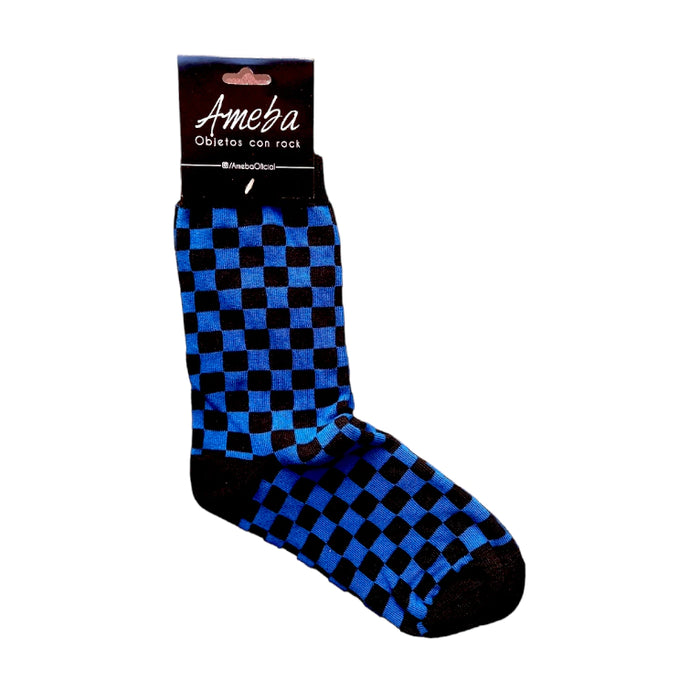 Ameba | Plaid Pattern Socks in Various Colors - Stylish and Comfortable | 35 cm x 10 cm