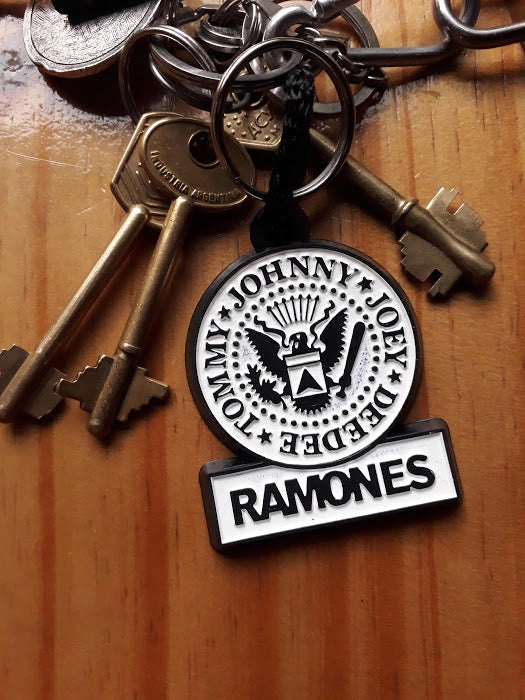 Ameba | RAMONES Punk Rock Band Keychain - Iconic Punk Memorabilia
