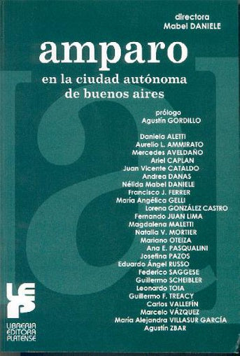 Amparo En La Ciudad Autónoma de Buenos Aires - Law Book - by Mabel Daniele - Platense Editorial (Spanish)