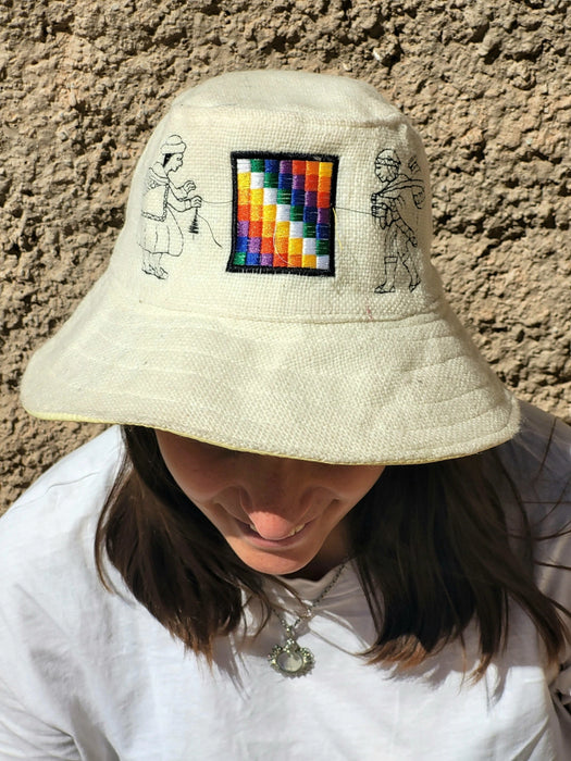 Andean Piluso Hat with Tejedores' Design: Wiphala-Inspired Fashion