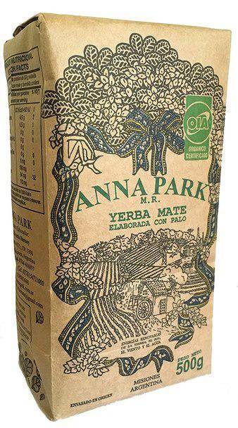 Erva Mate Orgânica Certificada Anna Park, 500 g / 1,1 lb 