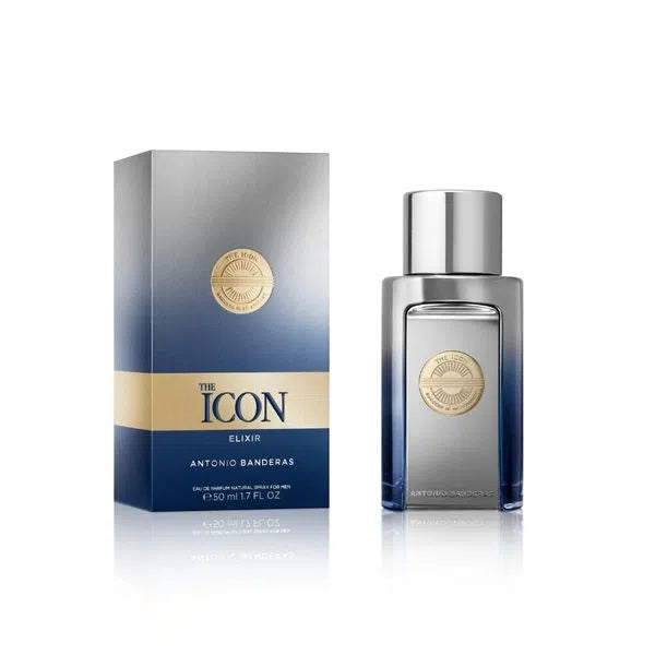 Antonio Banderas Iconic Elixir EDP 50 ml Amber-Wood Fragrance for Men - Masculine Scent