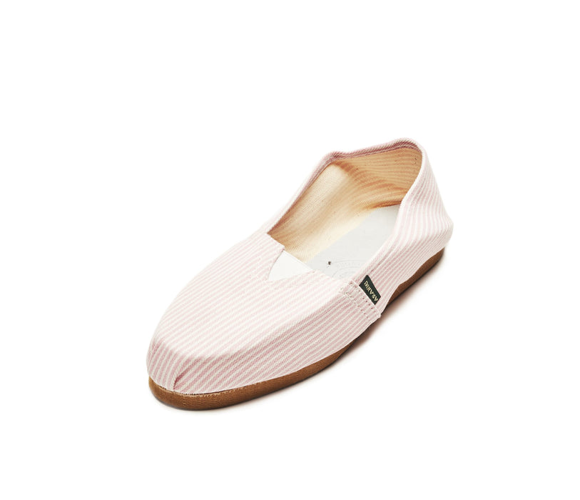Arandu Striped Pink Printed Alpargata: Stylish and Comfortable Footwear
