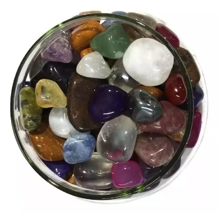 Arcana Caeli | Premium Assorted Rolled Gemstones - Natural Energy Crystals Mix | Price for 100g