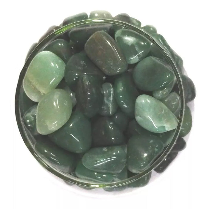 Arcana Caeli | Premium Green Quartz Rolled Stone - Natural Crystal for Energy Healing | Price for 100g