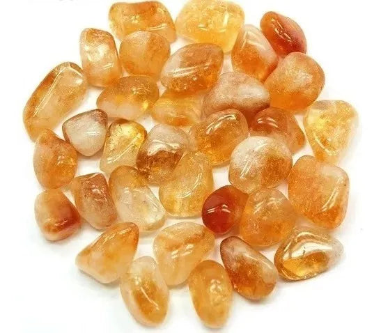 Arcana Caeli | Premium Tumbled Citrine Stone - Natural Abundance Crystal | Price for 100 g