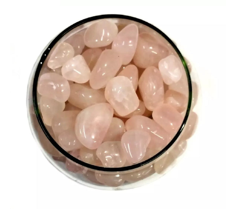 Arcana Caeli | Premium Tumbled Rose Quartz Stone - Love and Healing | Price for 100g