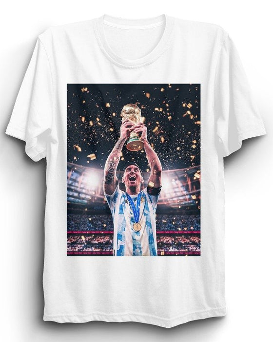 Argentina Champion Messi Tee - Cotton/Modal, Printed