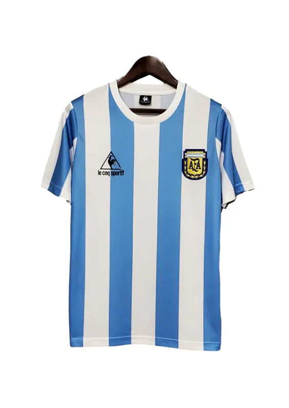 argentina soccer jersey 1986
