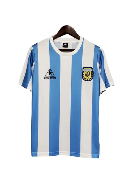 Argentina Home 1986 Shirt – Retro Jersey | Adapted Design Vintage Style