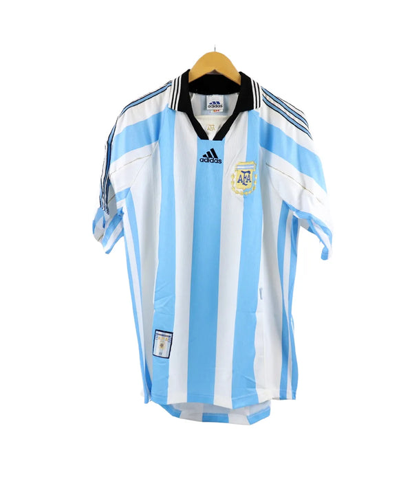 Argentina Home 1998 Shirt – Retro Jersey | Adapted Design Vintage Style