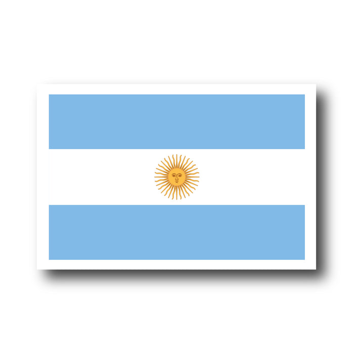 Premium 6cm UV Resistant Argentine Flag Stickers: Quality Decals for Every Surface!